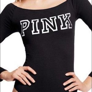 Black “PINK” body suit
